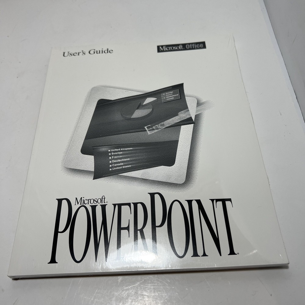 Microsoft PowerPoint User's Guide Manual Brand New
