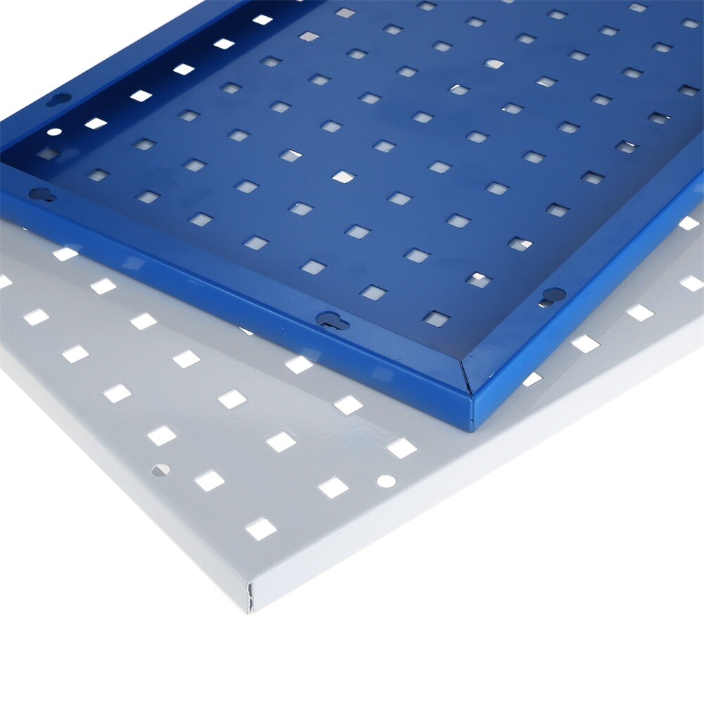 1pc Hanging Panel Wall Pegboard Organizer Shelf Display Rack Holder Garage Use