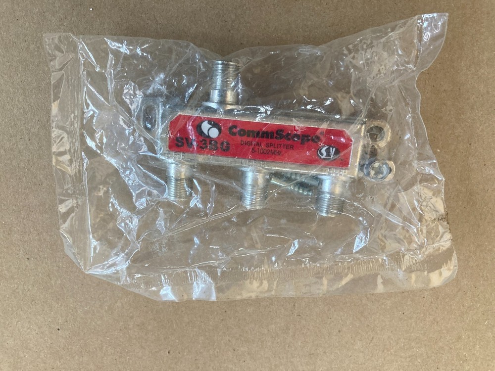 CommScope SV-3BG 3-way Balanced DIGITAL Splitter, 5-1002 Mhz