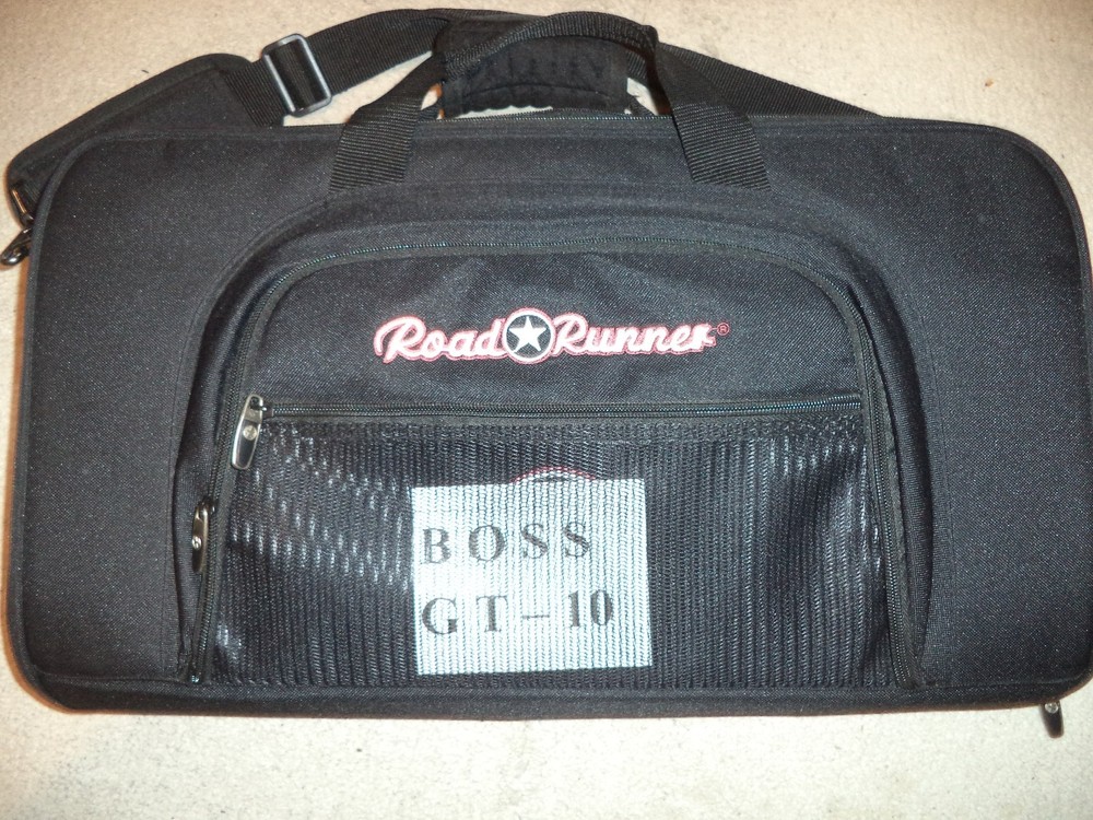 Boss GT-10 processor, bonus GT10/GT8 Patch CD, MIDI/USB cable, pedalboard/bag