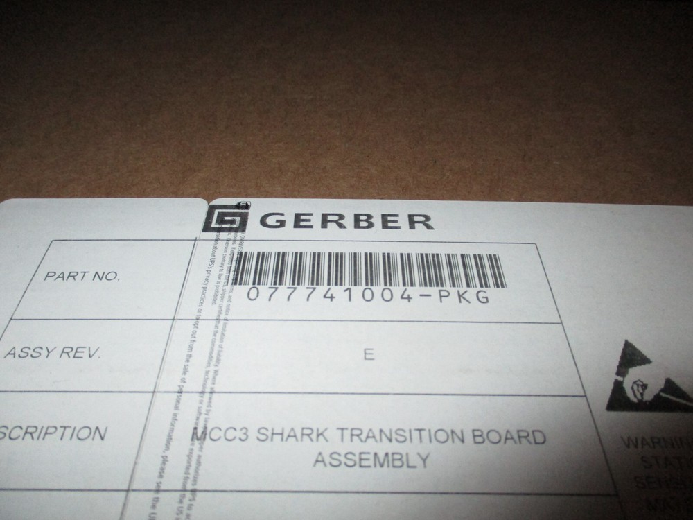 GERBER MCC3 Shark Transition Board Open Box