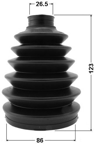 Boot For Outer Cv Joint - Febest # 0417P-KB4