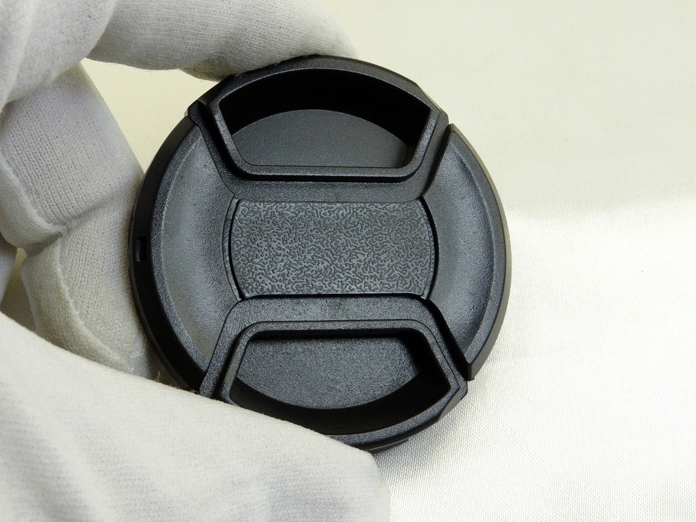 LC-55 55mm Lens Front Cap Snap on type generic Black plastic