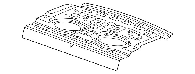 Genuine GM Back Glass 94576181