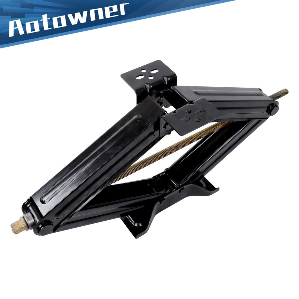 Pair Camper RV Trailer Stabilizer Leveling Scissor Jacks with Handle 24" 5000Lbs