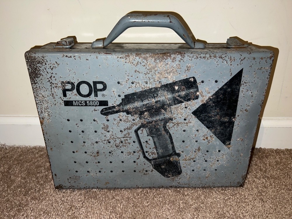 POP MCS 5800 Battery Powered Rivet Tool 1900Lb. Pull Force 25/32" Stroke