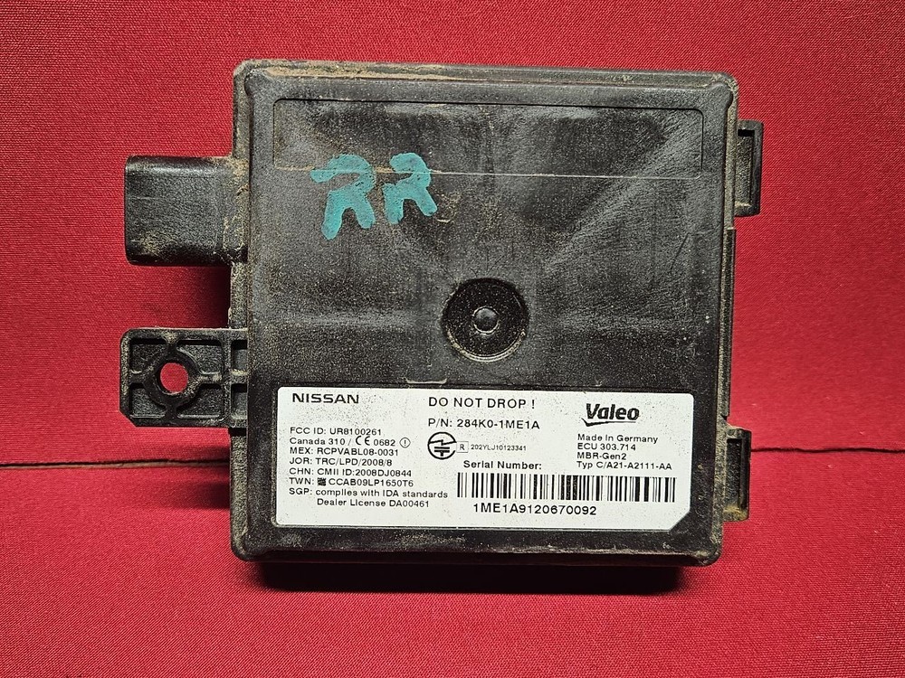 2011-2017 Infiniti Left or Right Blind Spot Sensor Object Warning Control Module