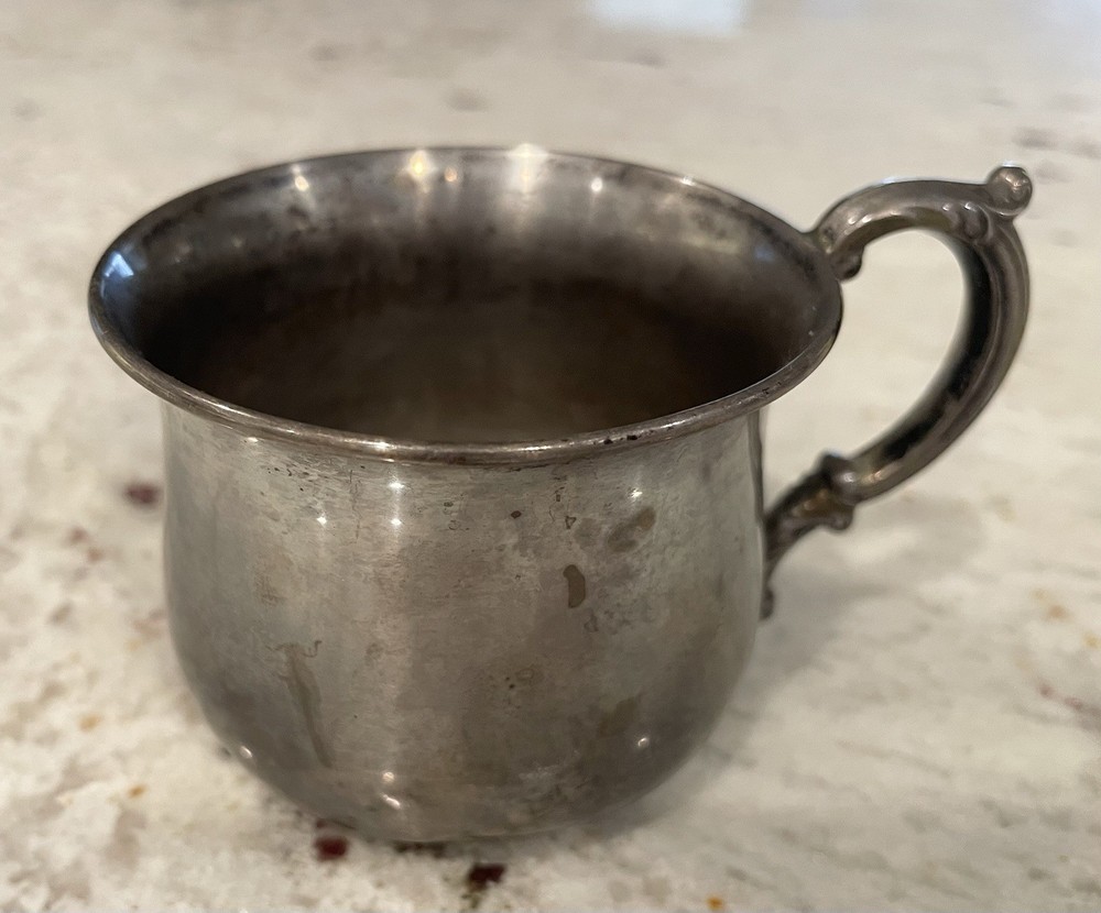 Antique Sterling Silver Baby Cup 44g