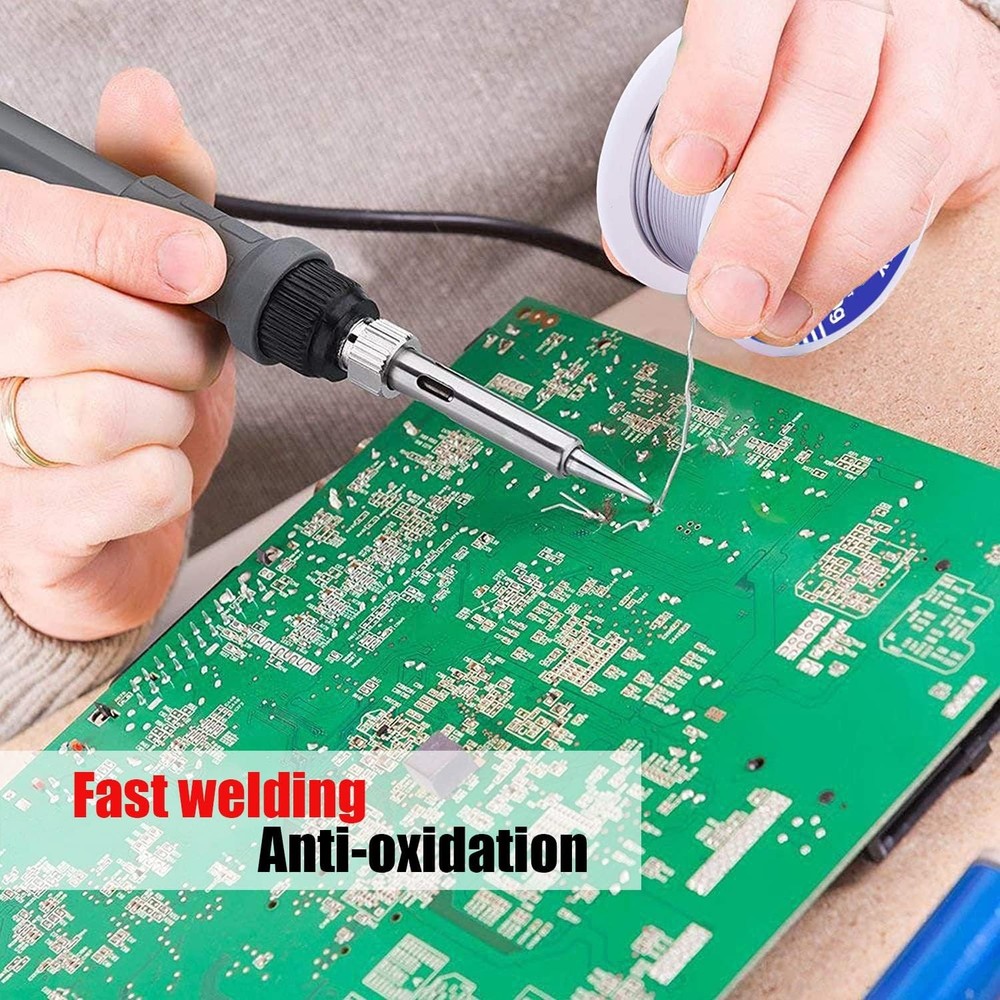 Solder Wire,0.8mm Diameter Rosin Core for Electronic Medium, Silver
