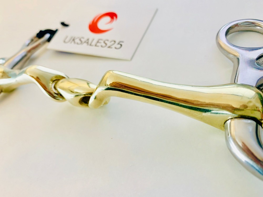 Hanging Cheek Snaffle Bit Verbindend Angled (UKSALES25®) *SAME DAY DISPATCH*