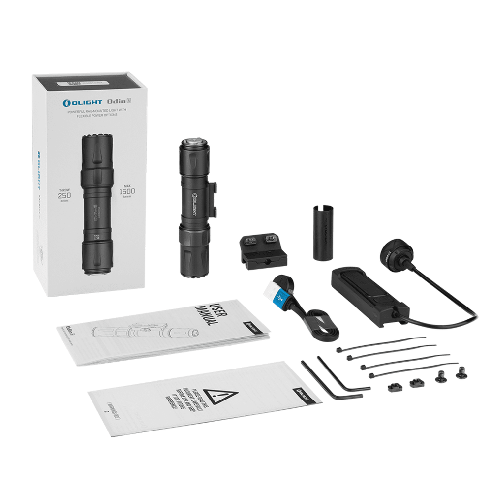 Olight Odin S Tactical Rechargeable Light with M-lok Mount and Remote Switch