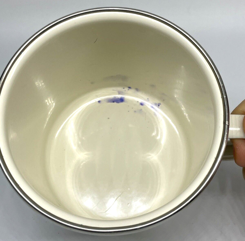 Enamel Metal Map Mug 16oz Gift Republic