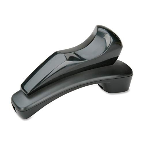 Telephone Shoulder Rest - Angular Shape - Black - Ergonomic Design for Comfort
