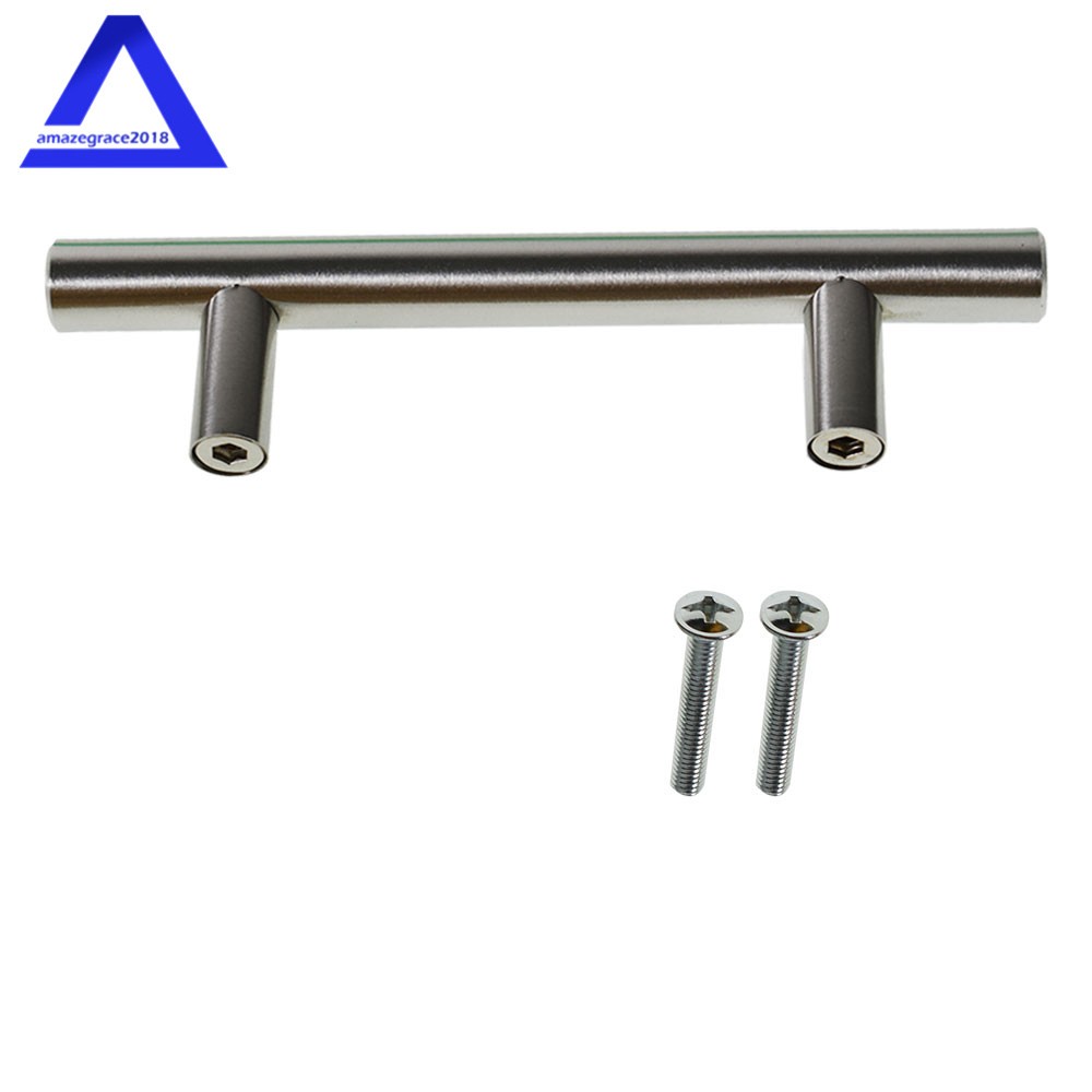50 Pack Cabinet Pulls Kitchen Drawer Pulls Brushed Nickel Stainless Steel
