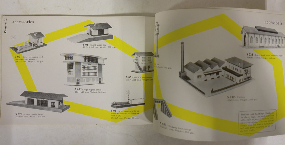 Rivarossi HO Scale 1957 General Catalog
