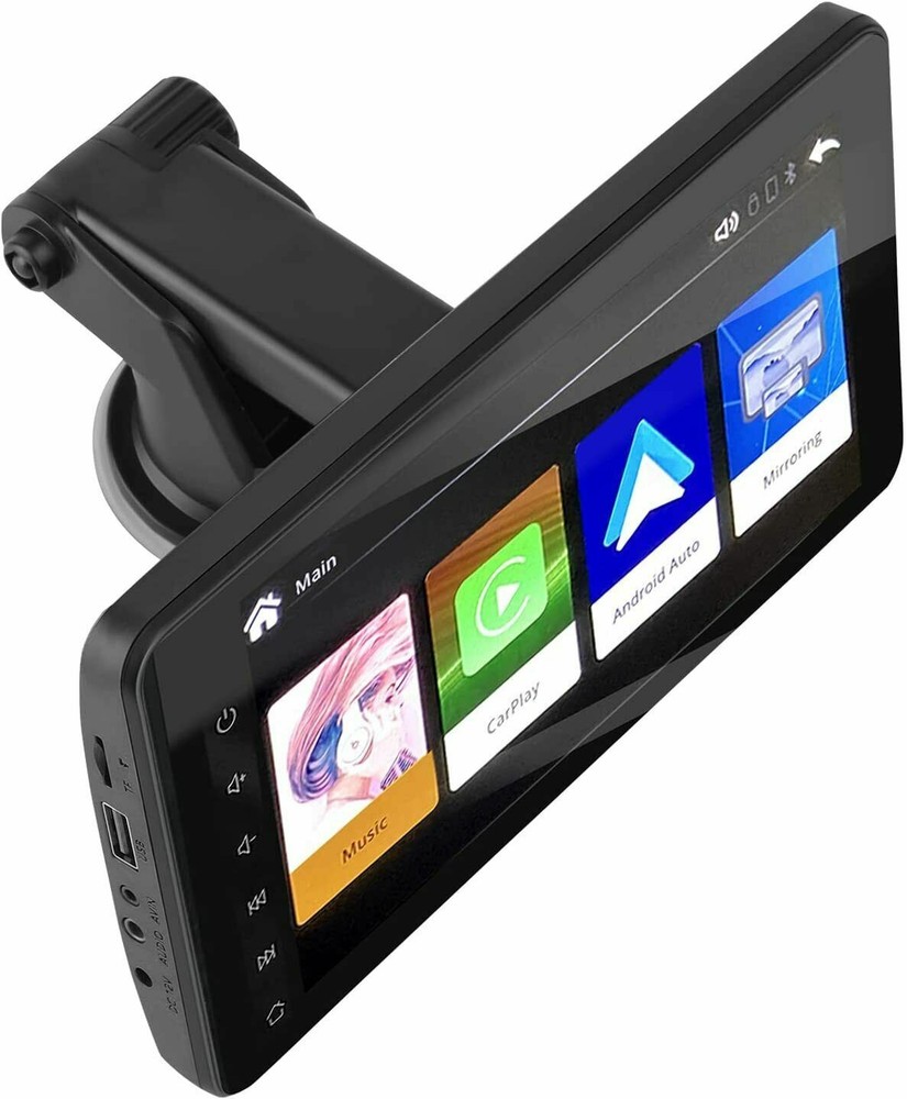 Wireless Carplay & Android Auto,Wireless Mirroring 7 Inch IPS Touchscreen,KOODEA