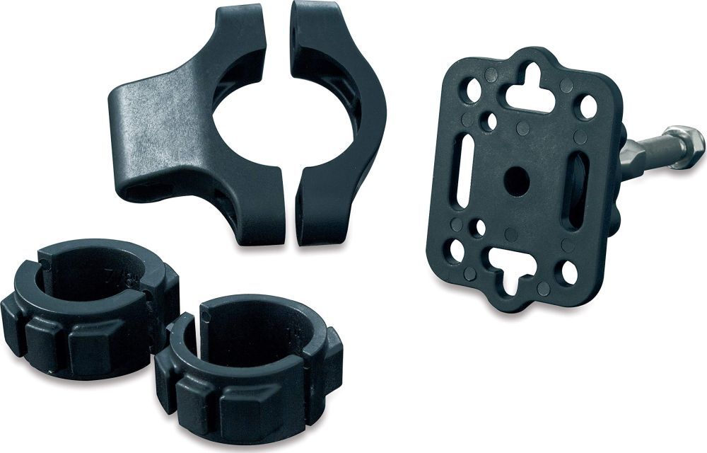 Kuryakyn Handlebar Accessory Mounts Black 1671