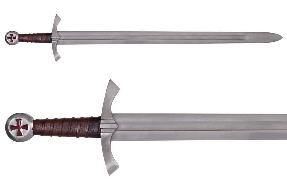 Scottish Templar Knight's Sword with Sheath