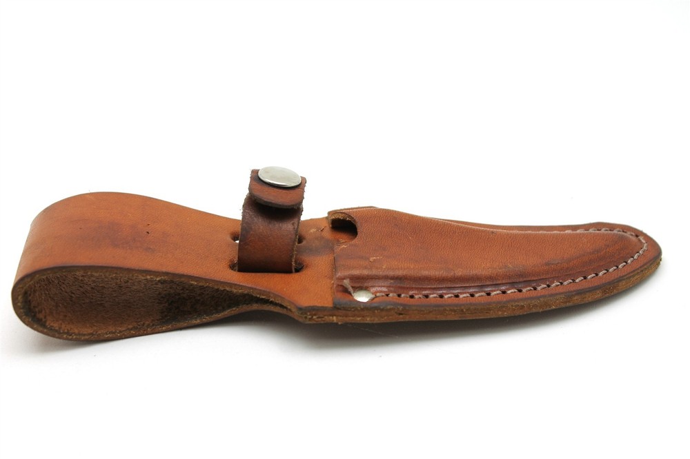 Brown Genuine Leather Knife Case