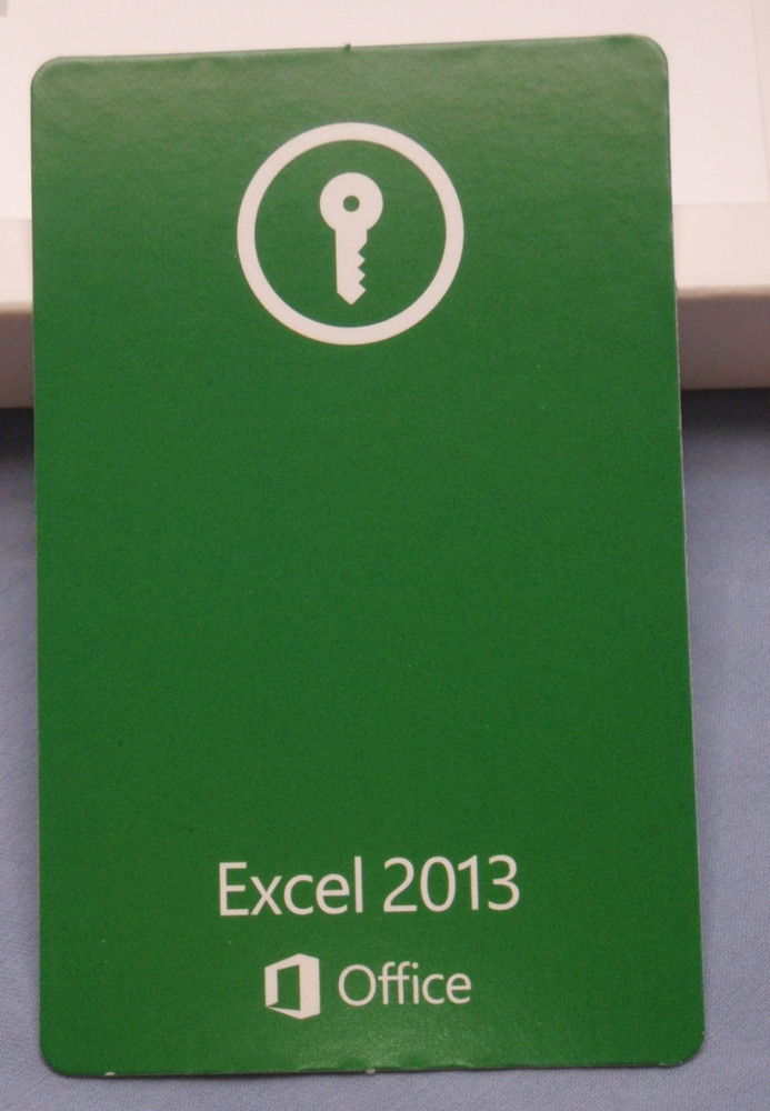 Microsoft Excel 2013 Product Key Card - US Ship