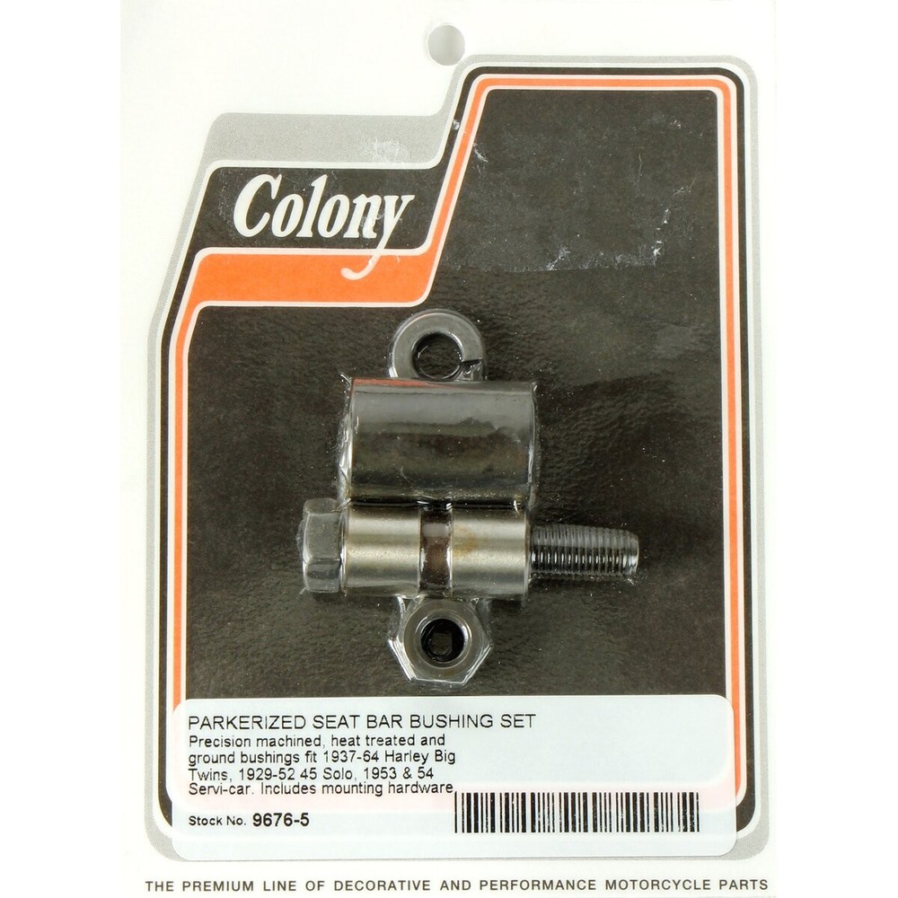 Colony Parkerized Seat Bar Bushing Set - 9676-5