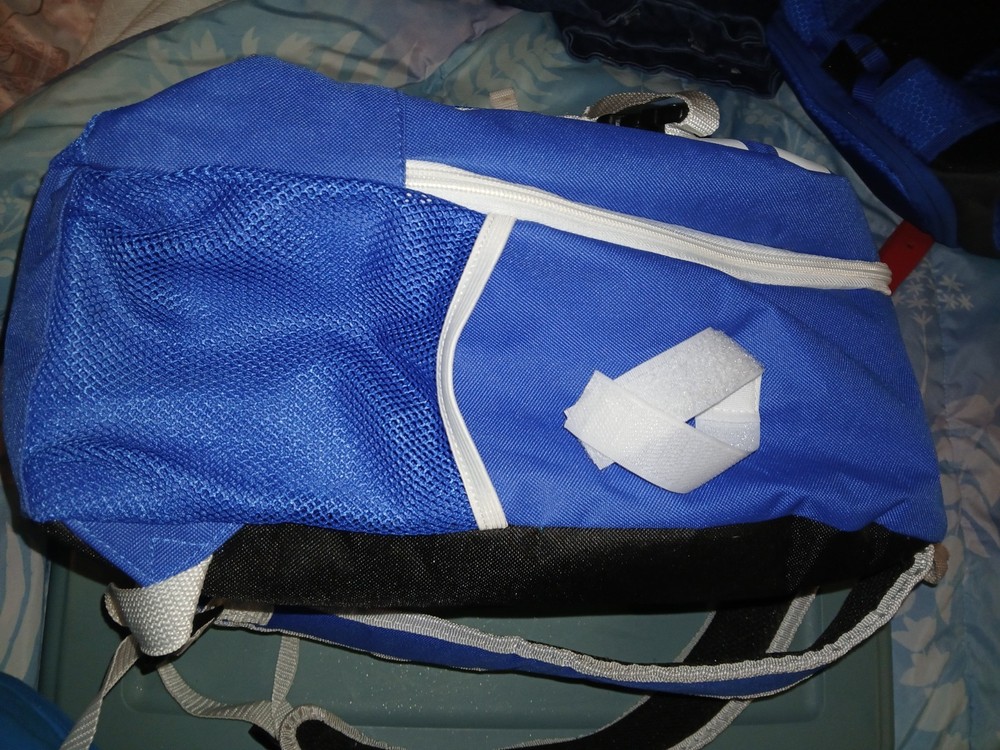 Rawlings Savage Baseball Backpack Blue Bat Compartment 3 Pockets Polyester