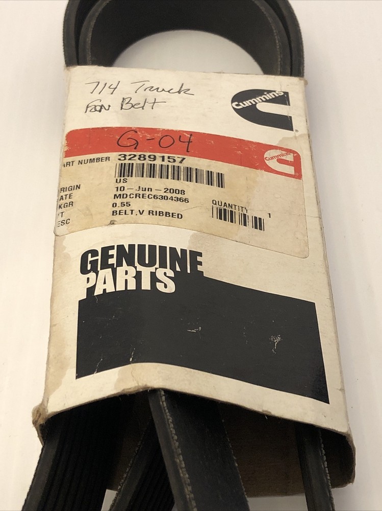 OEM Cummins BELT, V RIBBED 3289157