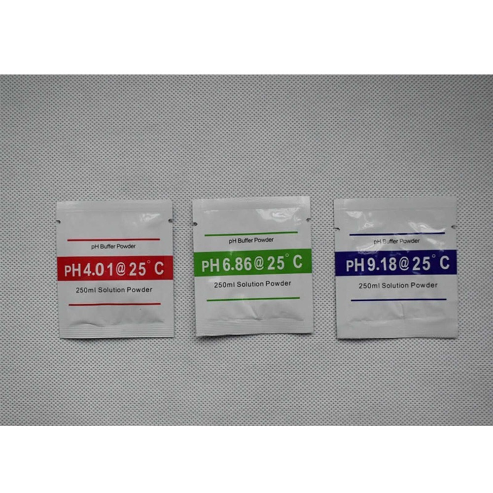 15 PC PH BUFFER SOLUTION POWDER PRECISE CALIBRATION - pH 4.01 / 6.86 / 9.18 USh3