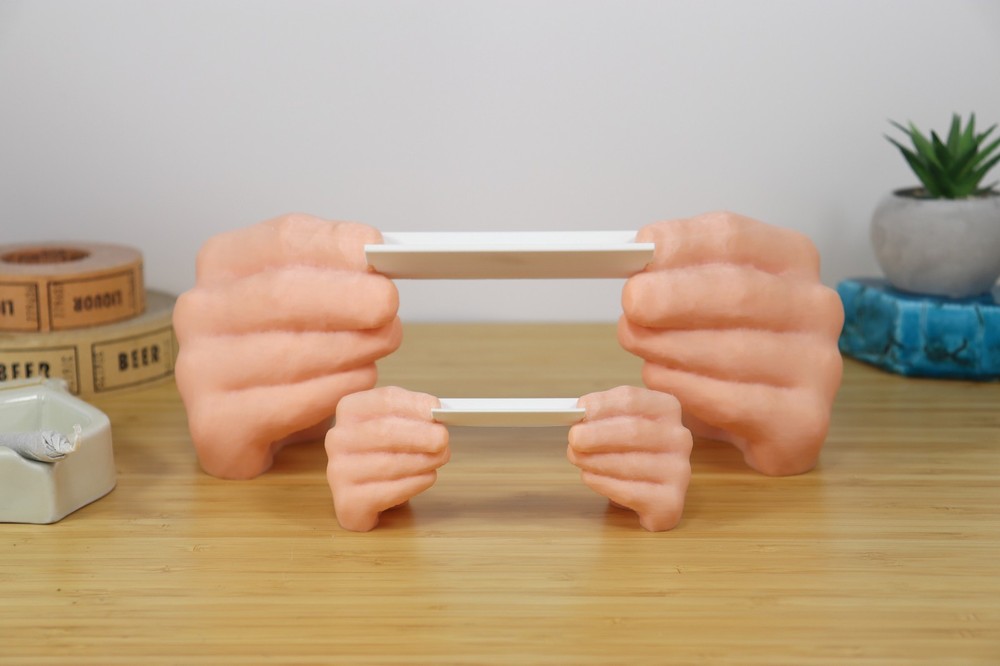 Hands Rolling Holder Stand 3D Printed