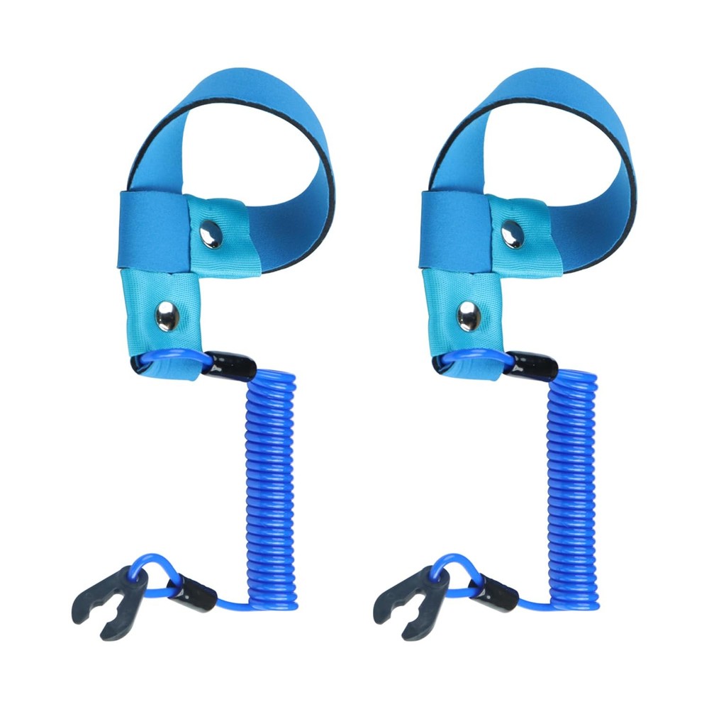 2PCS Kill Switch Lanyard for Boat Jet Ski Lanyard Wrist Strap Replace EW2-683...