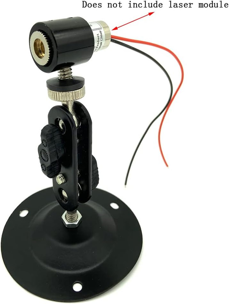 360-Degree Adjustable Laser Module Positioning Bracket, 12mm (1 Pack)