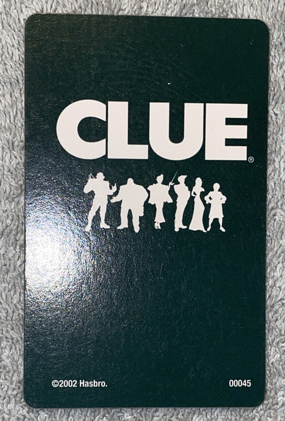 Clue 2005 Weapon Wrench Card Replacement Piece