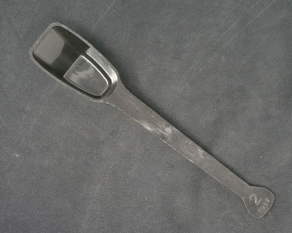 Buddeez 2 Tablespoon Black LONG Coffee Scoop 8" Long