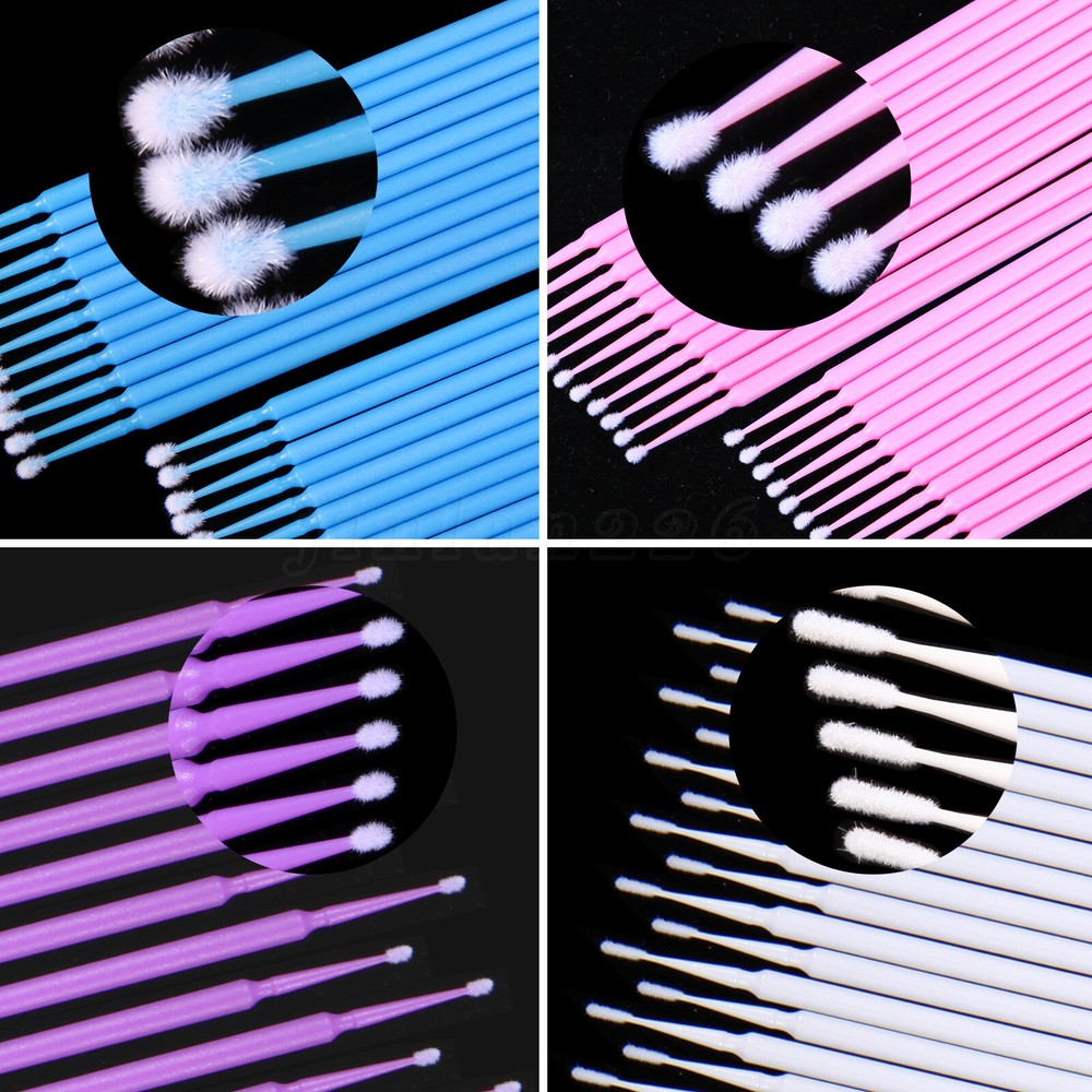 Dental Disposable Micro Applicator Brush Bendable 1.2/1.5/2.0/2.5 mm