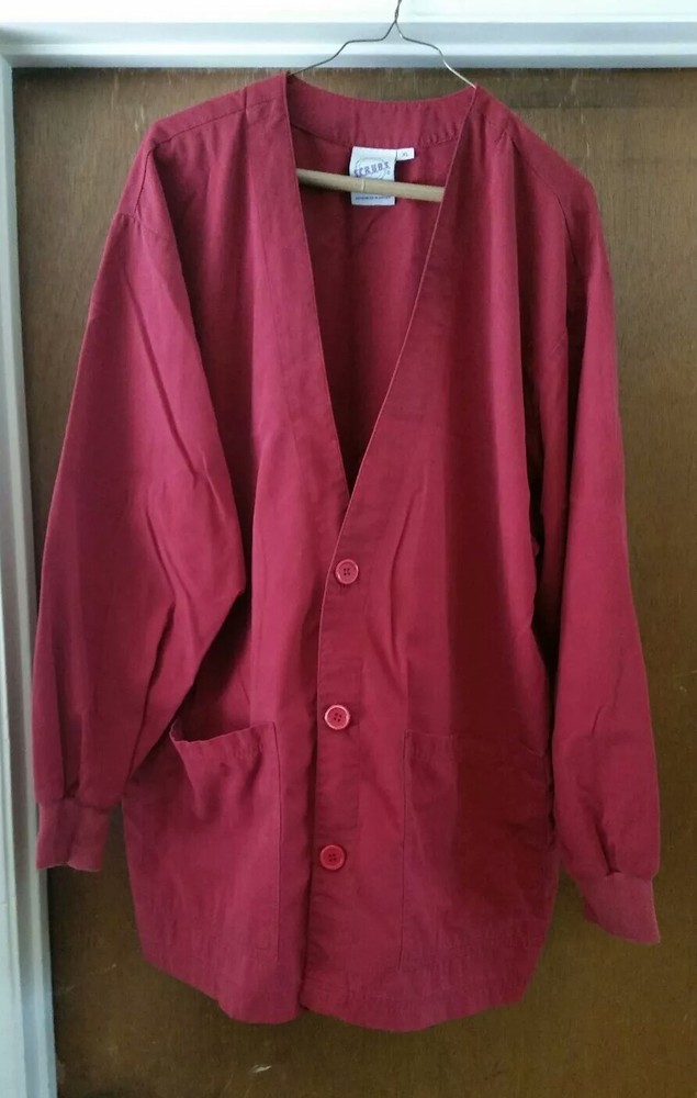 Crimson/red Medical scrubs set