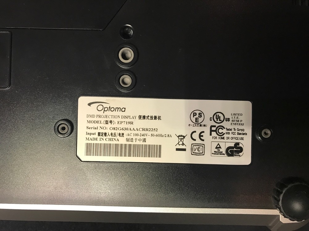 Optoma EP719R Projector