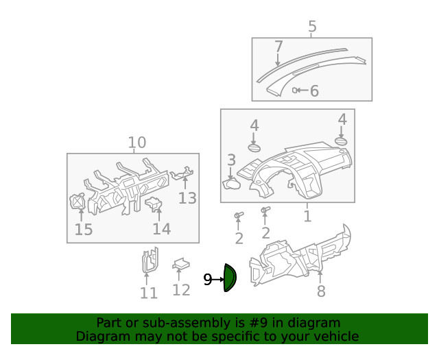 Genuine GM Side Cover 20872006