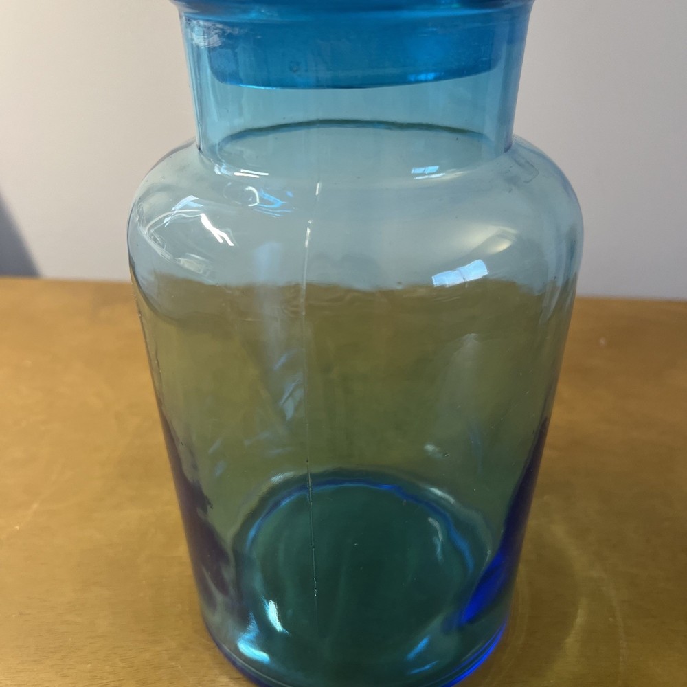Belgian Vintage Apothecary Unique Blue Large Bottle
