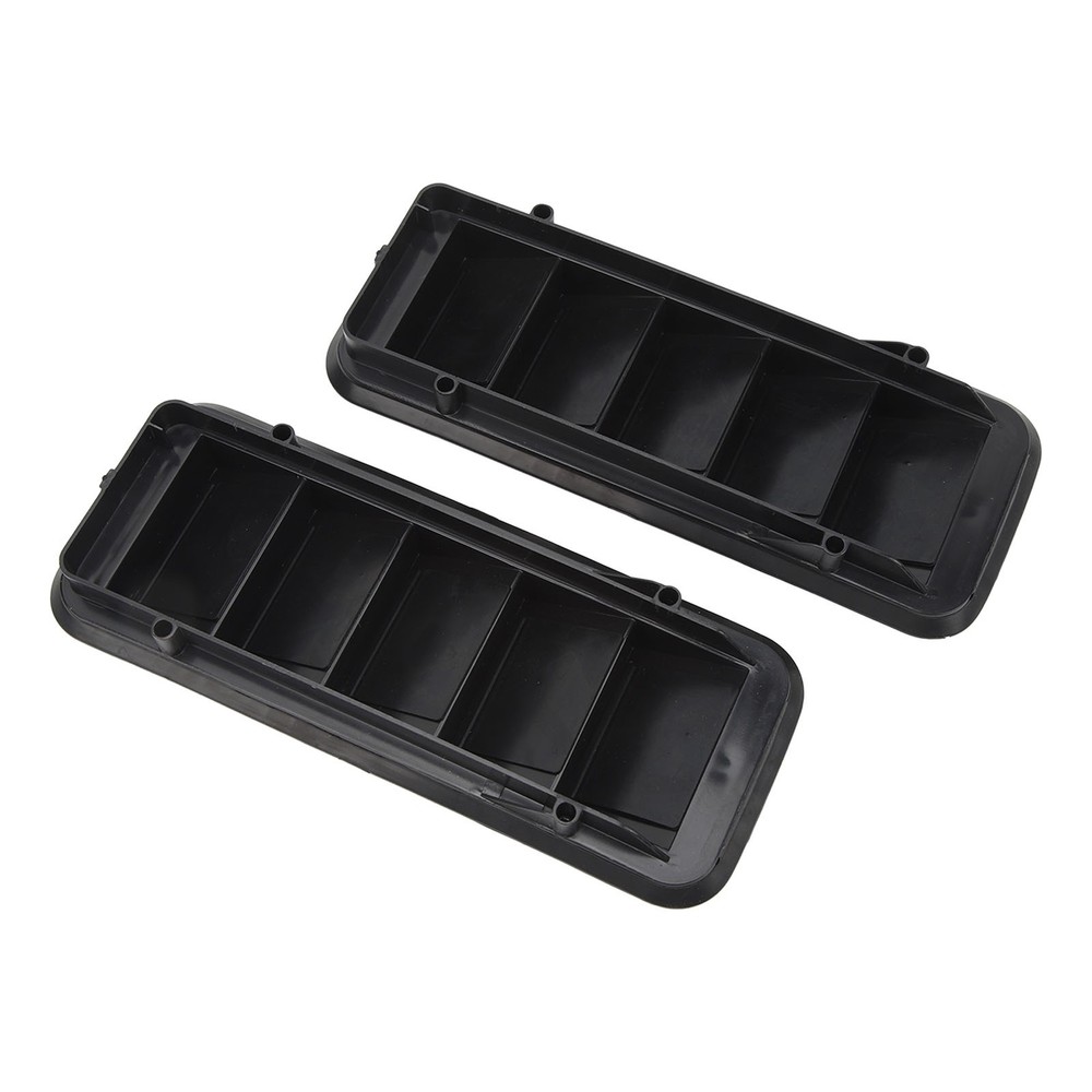 2pcs Back Panel Air Vent Relief Grille Durable Replacement For Chevy Silver COHM