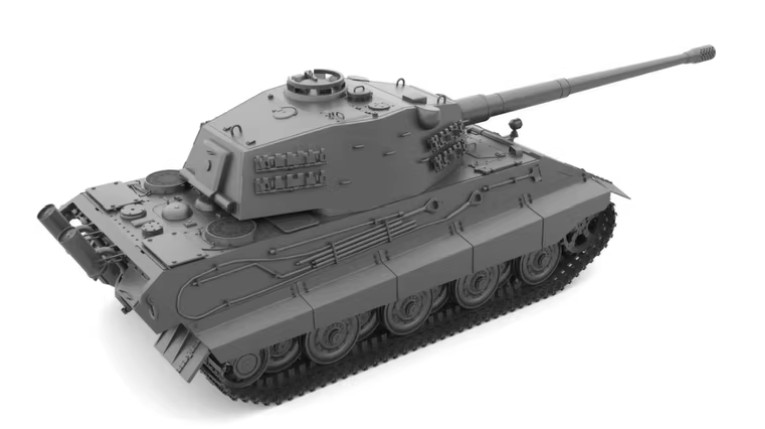 3D Printed 1/72 e75 Tank model Unpainted