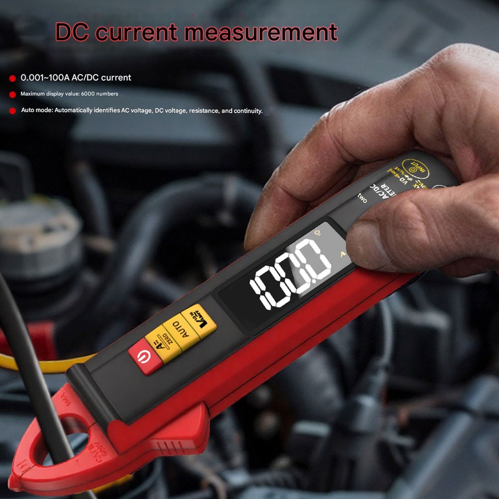 BSIDE UX1 Mini Clamp Meter Digital AC DC Current Voltage Temperature Multimeter