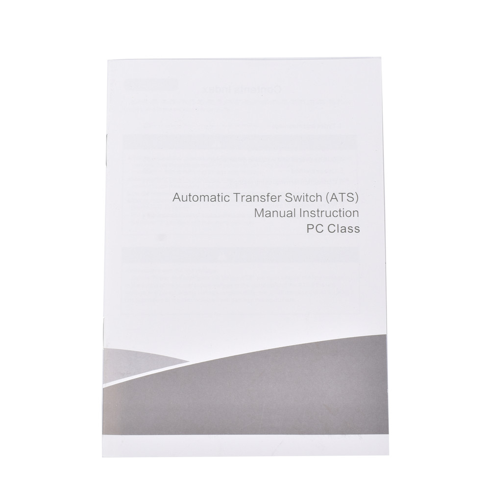 Industrial Automatic Transfer Switch 4P 630A 110/220 Volts Auto / Manual Mode