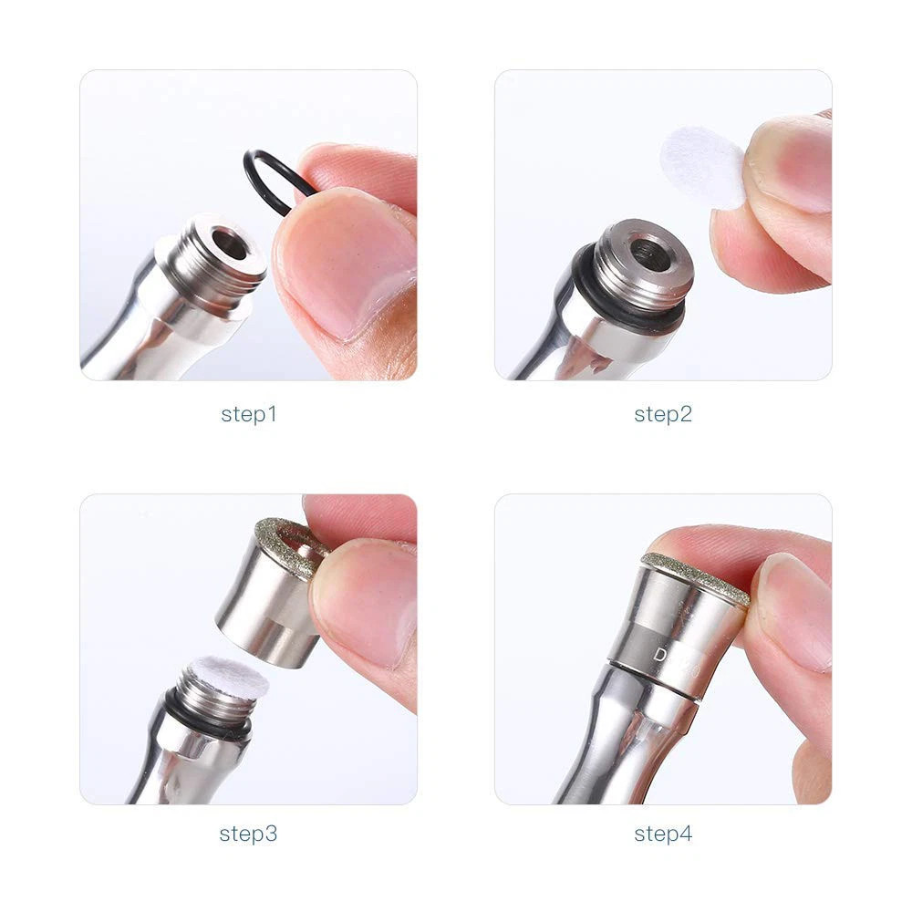 6pcs Microdermabrasion Diamond Replacement Tips Micro Dermabrasion Peeling Wands