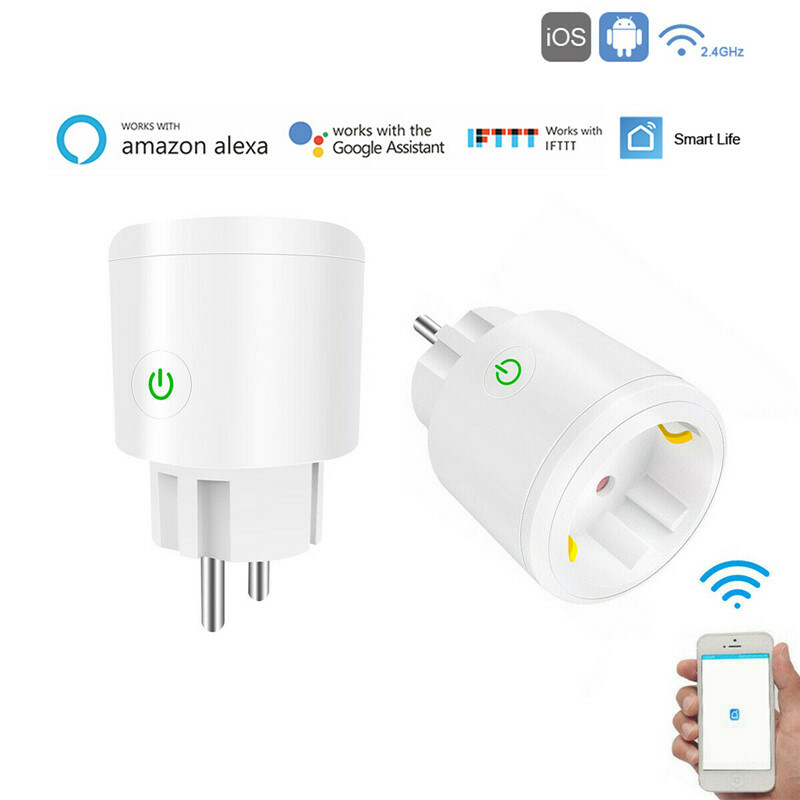 Remote Control Home Smart WiFi Power Socket Wireless Timer Switch Outlet 16A