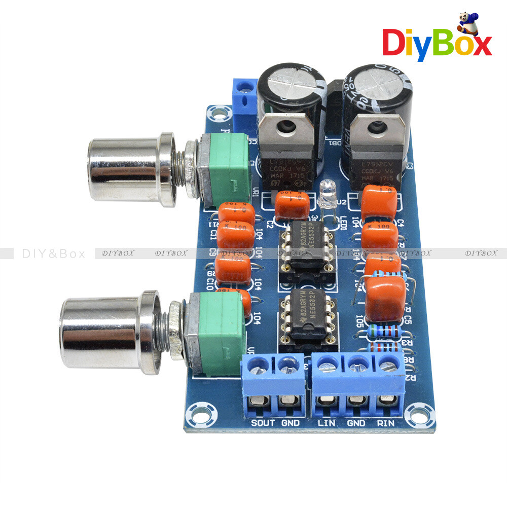 Finished Low-pass Filter NE5532 Subwoofer Process Circuit For Amplifer Module