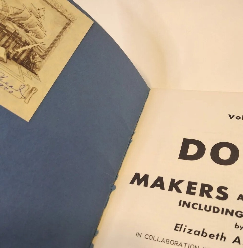 Dolls Identification Book Makers & Marks 1967 Elizabeth Coleman