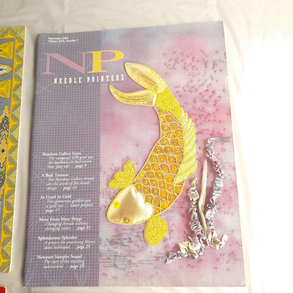 Needle Pointers Magazine Lot 2002 Partial Year 4 Issues Set