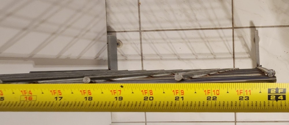 Chrome Grid Display 14" by 26"