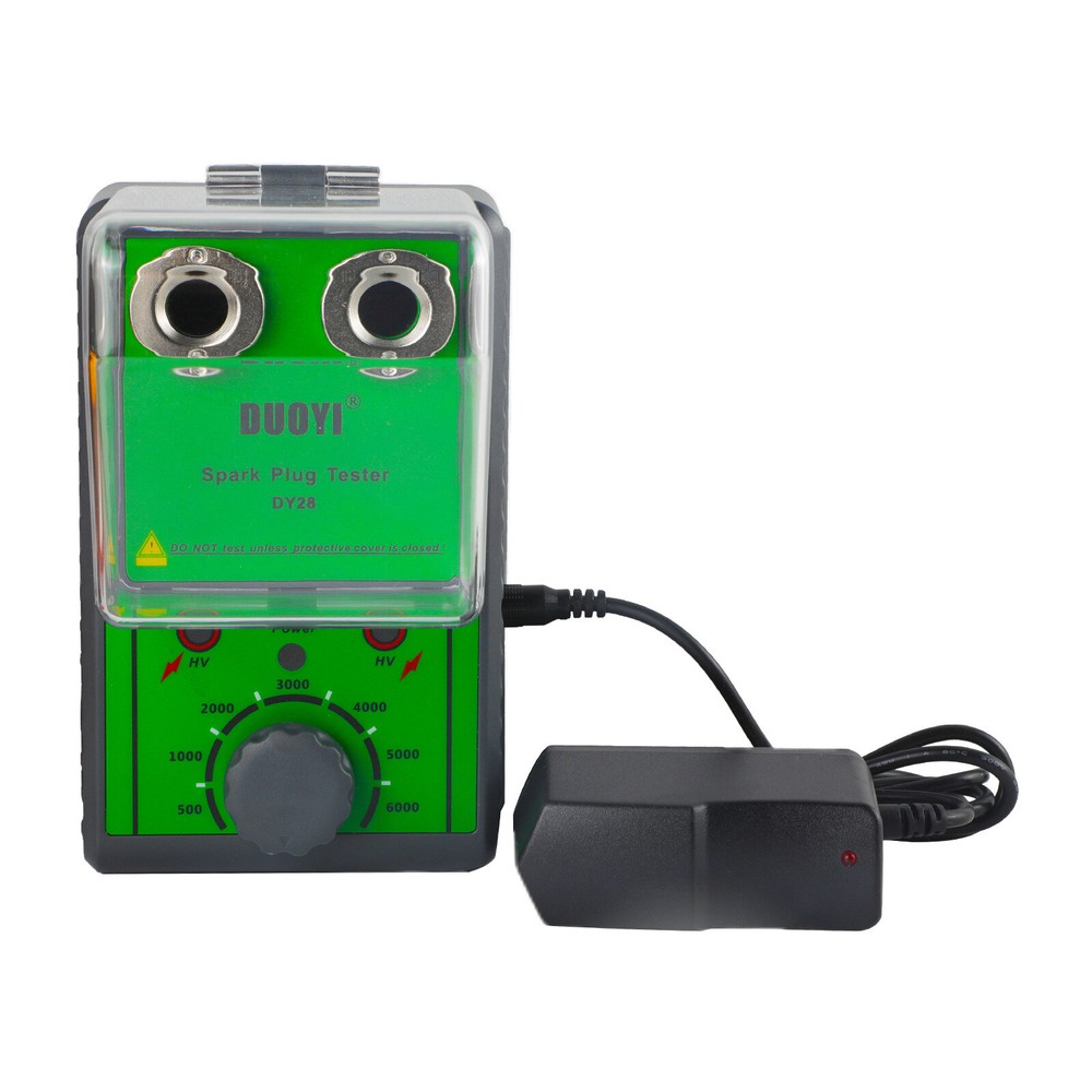 Car Spark Plug Tester Dual Hole Gasoline Ignition Analyzer Diagnostic Tool 12V