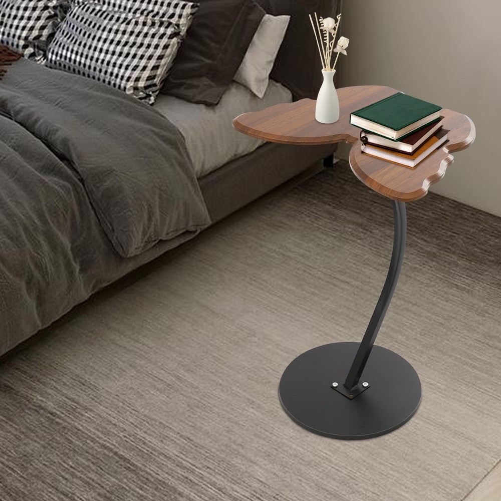 22.83 in Tall End Table Sofa Side Table Multi-purpose Small Space Table